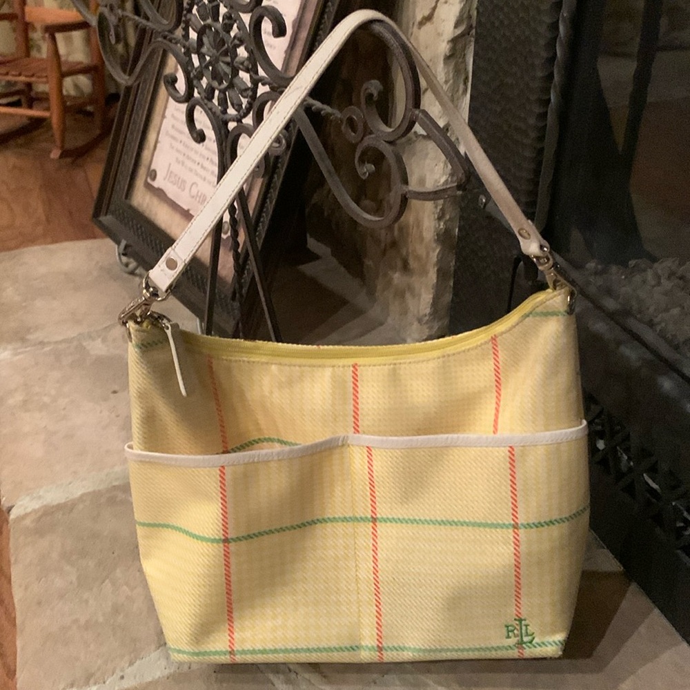 Vintage Lauren Ralph Lauren Purse 🌞 🌹 Preloved with some signs of wear 🧡